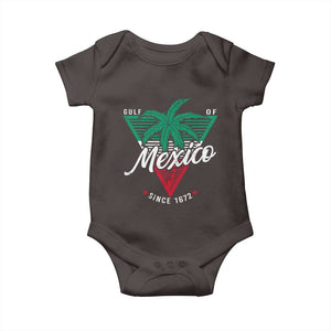 Gulf Of Mexico Since 1672 Baby Onesie TS09 Dark Chocolate Print Your Wear