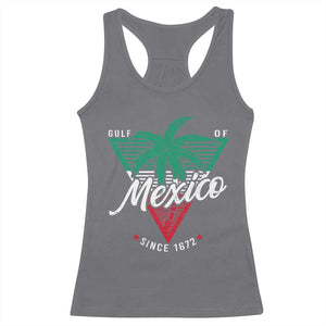 Gulf Of Mexico Since 1672 Racerback Tank Top TS09 Charcoal Print Your Wear