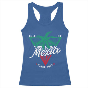 Gulf Of Mexico Since 1672 Racerback Tank Top TS09 Royal Blue Print Your Wear