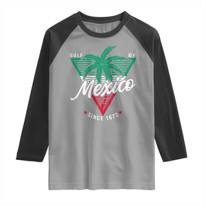 Gulf Of Mexico Since 1672 Raglan Shirt TS09 Sport Gray Black Print Your Wear