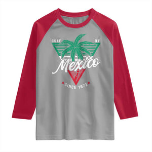 Gulf Of Mexico Since 1672 Raglan Shirt TS09 Sport Gray Red Print Your Wear