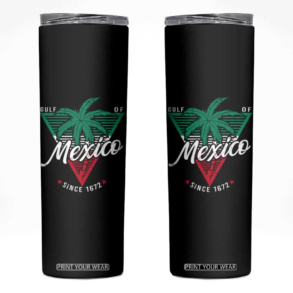 Gulf Of Mexico Since 1672 Skinny Tumbler TS09 Black Print Your Wear