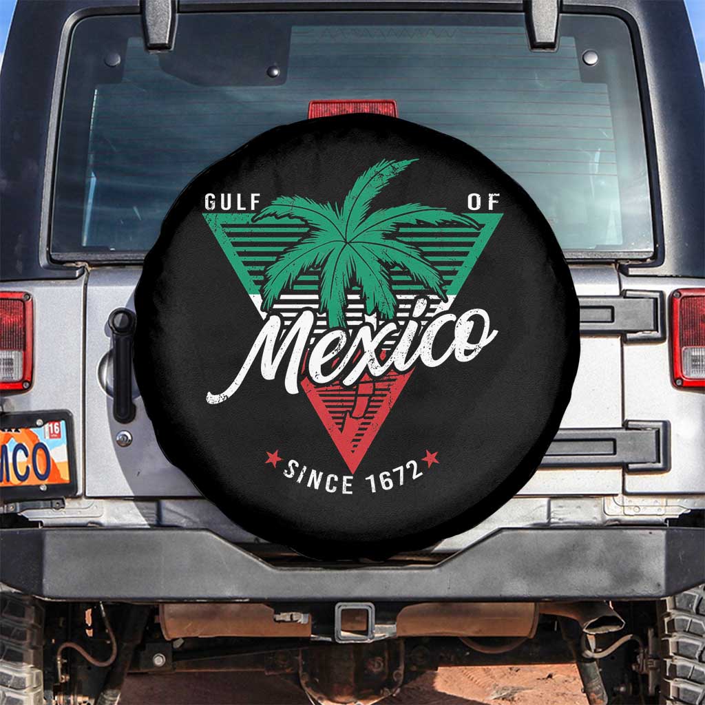 Gulf Of Mexico Since 1672 Spare Tire Cover TS09 No hole Black Print Your Wear