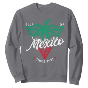 Gulf Of Mexico Since 1672 Sweatshirt TS09 Charcoal Print Your Wear
