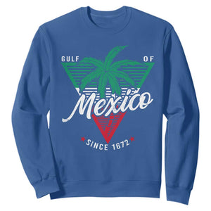 Gulf Of Mexico Since 1672 Sweatshirt TS09 Royal Blue Print Your Wear