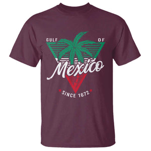 Gulf Of Mexico Since 1672 T Shirt TS09 Maroon Print Your Wear