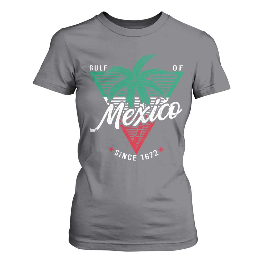 Gulf Of Mexico Since 1672 T Shirt For Women TS09 Charcoal Print Your Wear