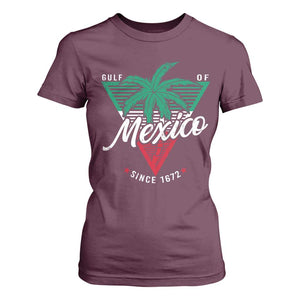 Gulf Of Mexico Since 1672 T Shirt For Women TS09 Maroon Print Your Wear