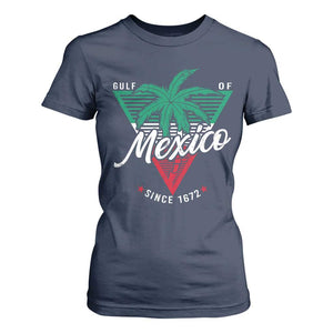 Gulf Of Mexico Since 1672 T Shirt For Women TS09 Navy Print Your Wear