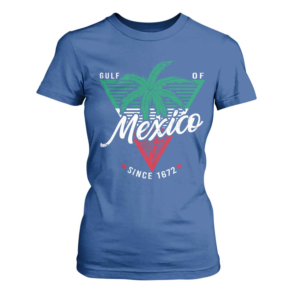 Gulf Of Mexico Since 1672 T Shirt For Women TS09 Royal Blue Print Your Wear