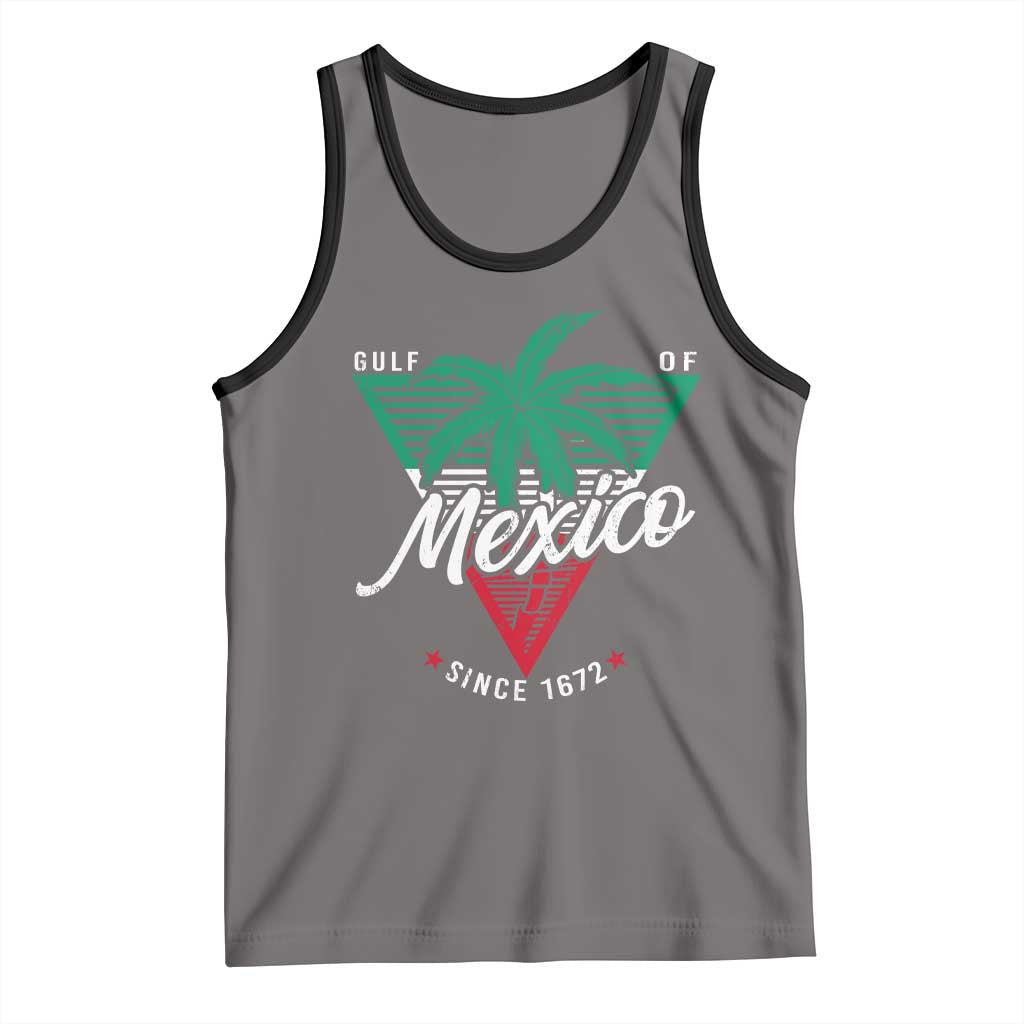 Gulf Of Mexico Since 1672 Tank Top TS09 Deep Heather Black Print Your Wear