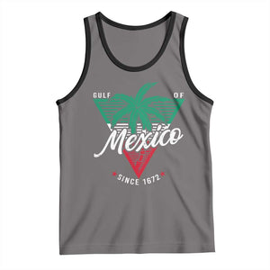 Gulf Of Mexico Since 1672 Tank Top TS09 Deep Heather Black Print Your Wear