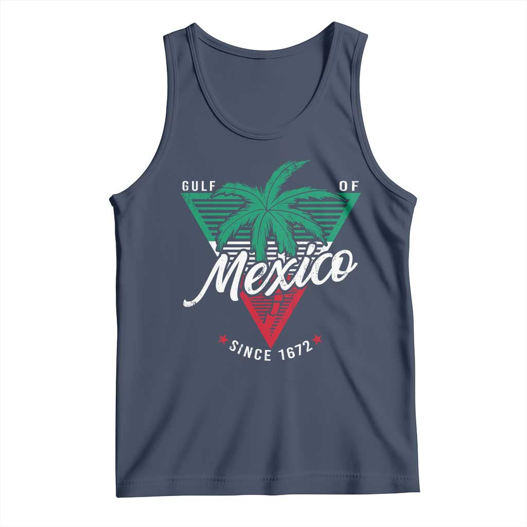 Gulf Of Mexico Since 1672 Tank Top TS09 Navy Print Your Wear