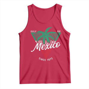 Gulf Of Mexico Since 1672 Tank Top TS09 Red Print Your Wear