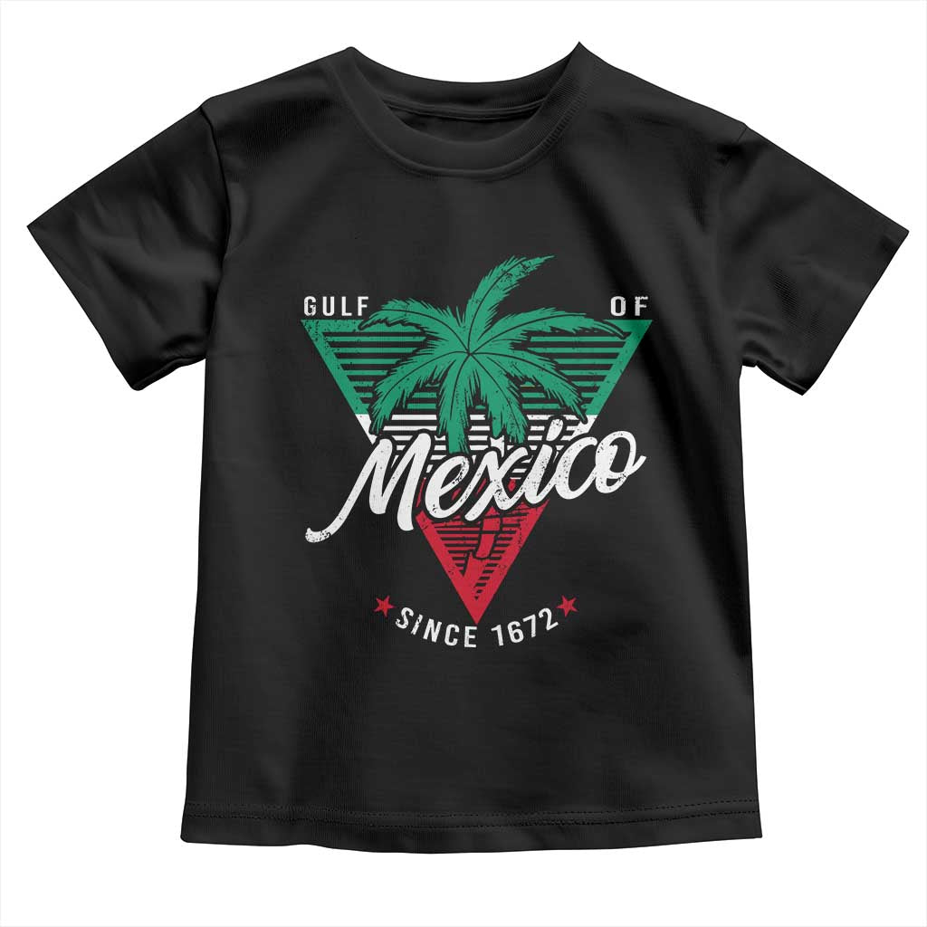 Gulf Of Mexico Since 1672 Toddler T Shirt TS09 Black Print Your Wear