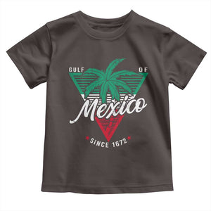 Gulf Of Mexico Since 1672 Toddler T Shirt TS09 Dark Chocolate Print Your Wear