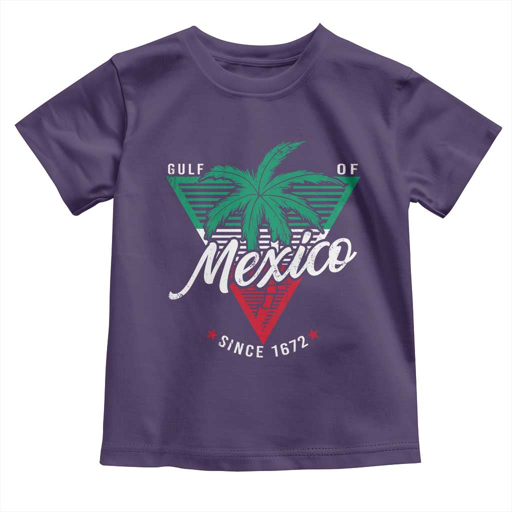 Gulf Of Mexico Since 1672 Toddler T Shirt TS09 Purple Print Your Wear