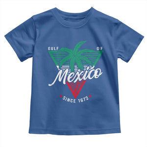 Gulf Of Mexico Since 1672 Toddler T Shirt TS09 Royal Blue Print Your Wear