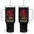 Gulf Of USA Est 2025 Tumbler With Handle Sunset American Flag Gulf Mexico TS09 One Size: 40 oz Black Print Your Wear