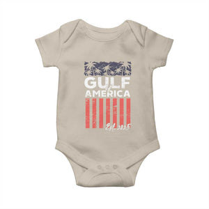 Gulf Of USA Baby Onesie Est 2025 American Flag Gulf Mexico TS09 Sand Print Your Wear