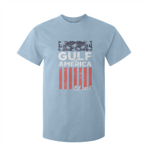 Gulf Of USA T Shirt For Kid Est 2025 American Flag Gulf Mexico TS09 Light Blue Print Your Wear