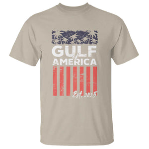 Gulf Of USA T Shirt Est 2025 American Flag Gulf Mexico TS09 Sand Print Your Wear