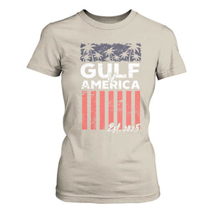 Gulf Of USA T Shirt For Women Est 2025 American Flag Gulf Mexico TS09 Sand Print Your Wear