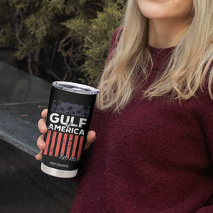 Gulf Of USA Tumbler Cup Est 2025 American Flag Gulf Mexico TS09 Print Your Wear