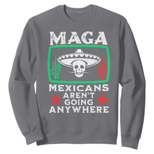Mexicans Arent Going Anywhere Sweatshirt TS09 Charcoal Print Your Wear