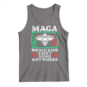 Mexicans Arent Going Anywhere Tank Top TS09 Deep Heather Print Your Wear