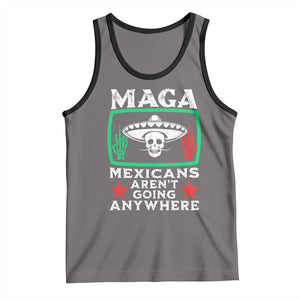 Mexicans Arent Going Anywhere Tank Top TS09 Deep Heather Black Print Your Wear