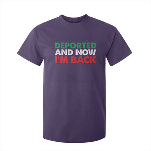 Deported And Now I'm Back T Shirt For Kid TS09 Purple Print Your Wear
