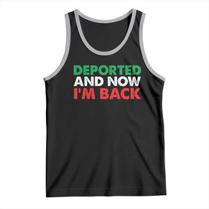 Deported And Now I'm Back Tank Top TS09 Black Athletic Heather Print Your Wear