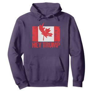 Hey Trump Canada Flag Hoodie TS09 Purple Print Your Wear