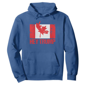 Hey Trump Canada Flag Hoodie TS09 Royal Blue Print Your Wear