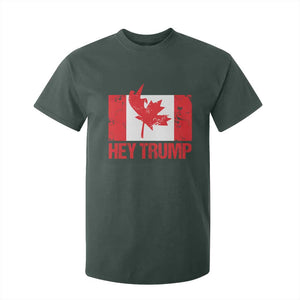 Hey Trump Canada Flag T Shirt For Kid TS09 Dark Forest Green Print Your Wear