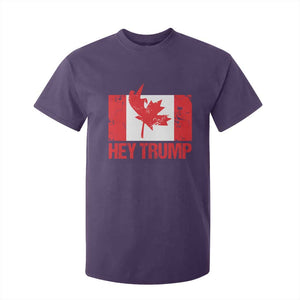 Hey Trump Canada Flag T Shirt For Kid TS09 Purple Print Your Wear