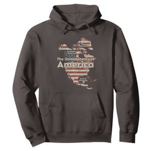 The New Trump Map Of USA Hoodie Canada Greenland Gulf Of Mexico TS09 Dark Chocolate Print Your Wear