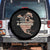 The New Trump Map Of USA Spare Tire Cover Canada Greenland Gulf Of Mexico TS09 No hole Black Print Your Wear