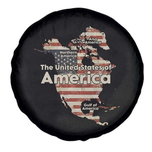 The New Trump Map Of USA Spare Tire Cover Canada Greenland Gulf Of Mexico TS09 Print Your Wear