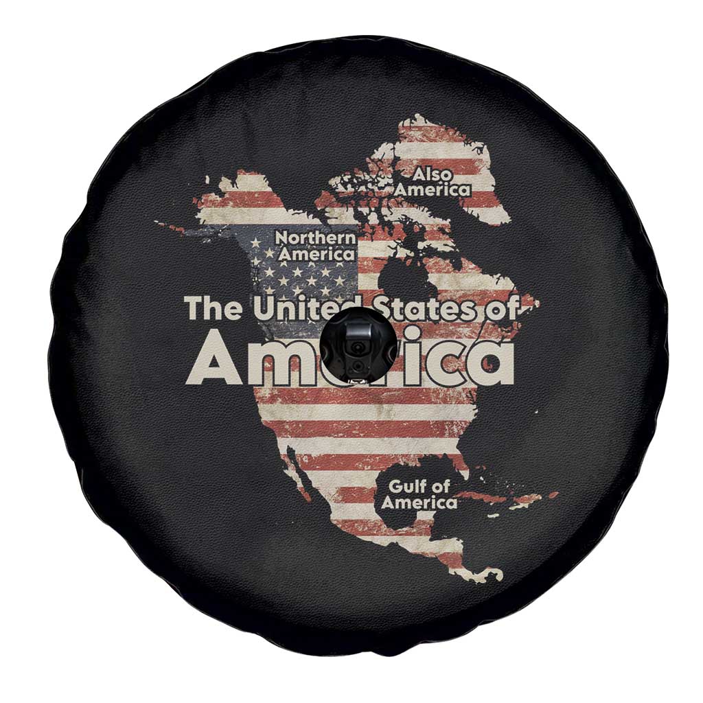 The New Trump Map Of USA Spare Tire Cover Canada Greenland Gulf Of Mexico TS09 Print Your Wear