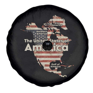 The New Trump Map Of USA Spare Tire Cover Canada Greenland Gulf Of Mexico TS09 Print Your Wear