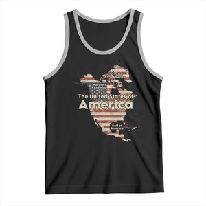 The New Trump Map Of USA Tank Top Canada Greenland Gulf Of Mexico TS09 Black Athletic Heather Print Your Wear