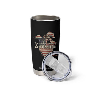 The New Trump Map Of USA Tumbler Cup Canada Greenland Gulf Of Mexico TS09 Print Your Wear