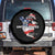Funny Trump Map Of USA Spare Tire Cover Canada Greenland Gulf Of Mexico TS09 No hole Black Print Your Wear