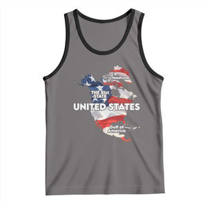 Funny Trump Map Of USA Tank Top Canada Greenland Gulf Of Mexico TS09 Deep Heather Black Print Your Wear