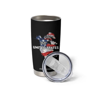 Funny Trump Map Of USA Tumbler Cup Canada Greenland Gulf Of Mexico TS09 Print Your Wear