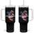 Funny Trump Map Of USA Tumbler With Handle Canada Greenland Gulf Of Mexico TS09 One Size: 40 oz Black Print Your Wear