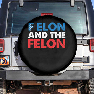 F Elon And The Felon Spare Tire Cover TS09 No hole Black Print Your Wear