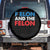 F Elon And The Felon Spare Tire Cover TS09 No hole Black Print Your Wear